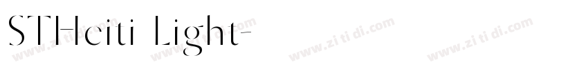 STHeiti Light字体转换